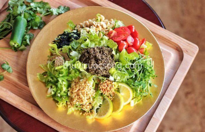 Salad lá trà – Myanmar