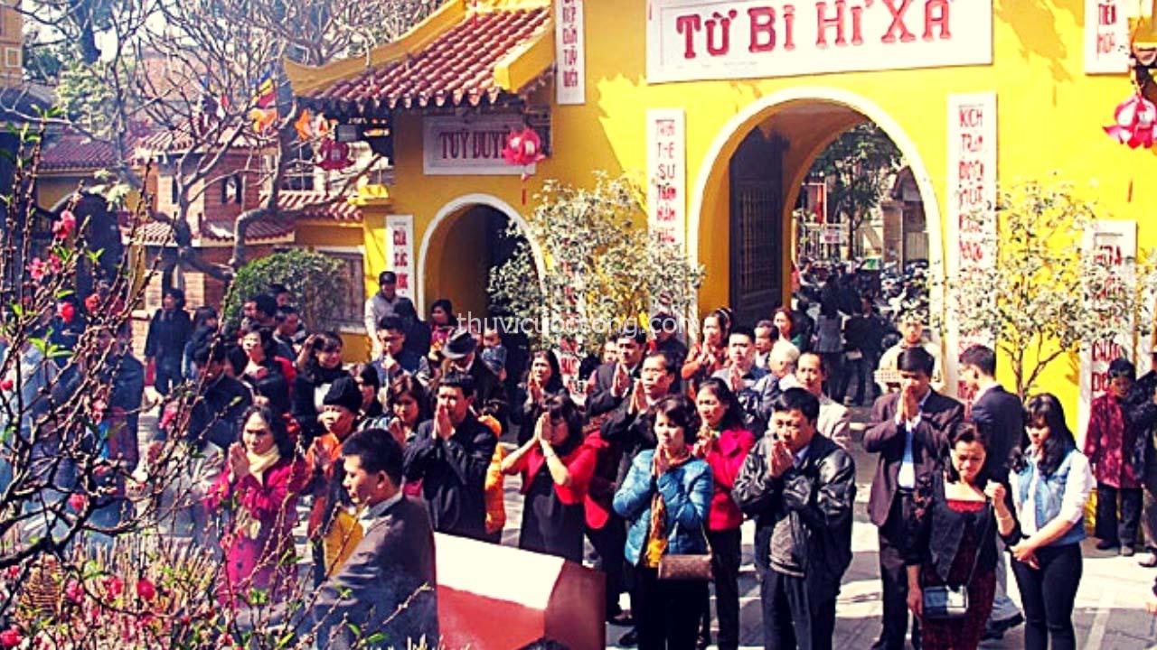 Các hoạt động lễ hội nổi bật ở chùa Quán Sứ tại Hà Nội
